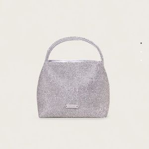 Cult Gaia Metallic Silver Wristlet